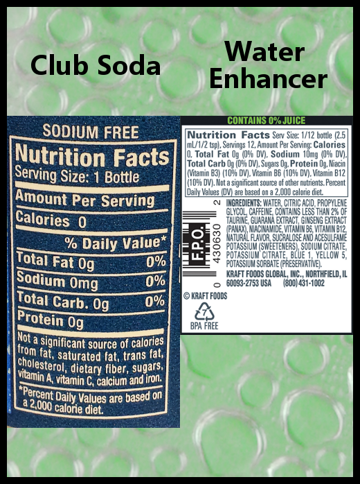 35 Club Soda Nutrition Label - Label Design Ideas 2020
