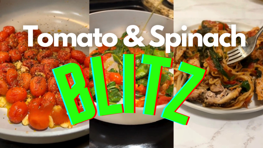 Tomato and Spinach Blitz - Recipes for Easy Healthy Meals